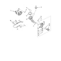 Maytag MHWZ600TK02 pump and motor parts diagram