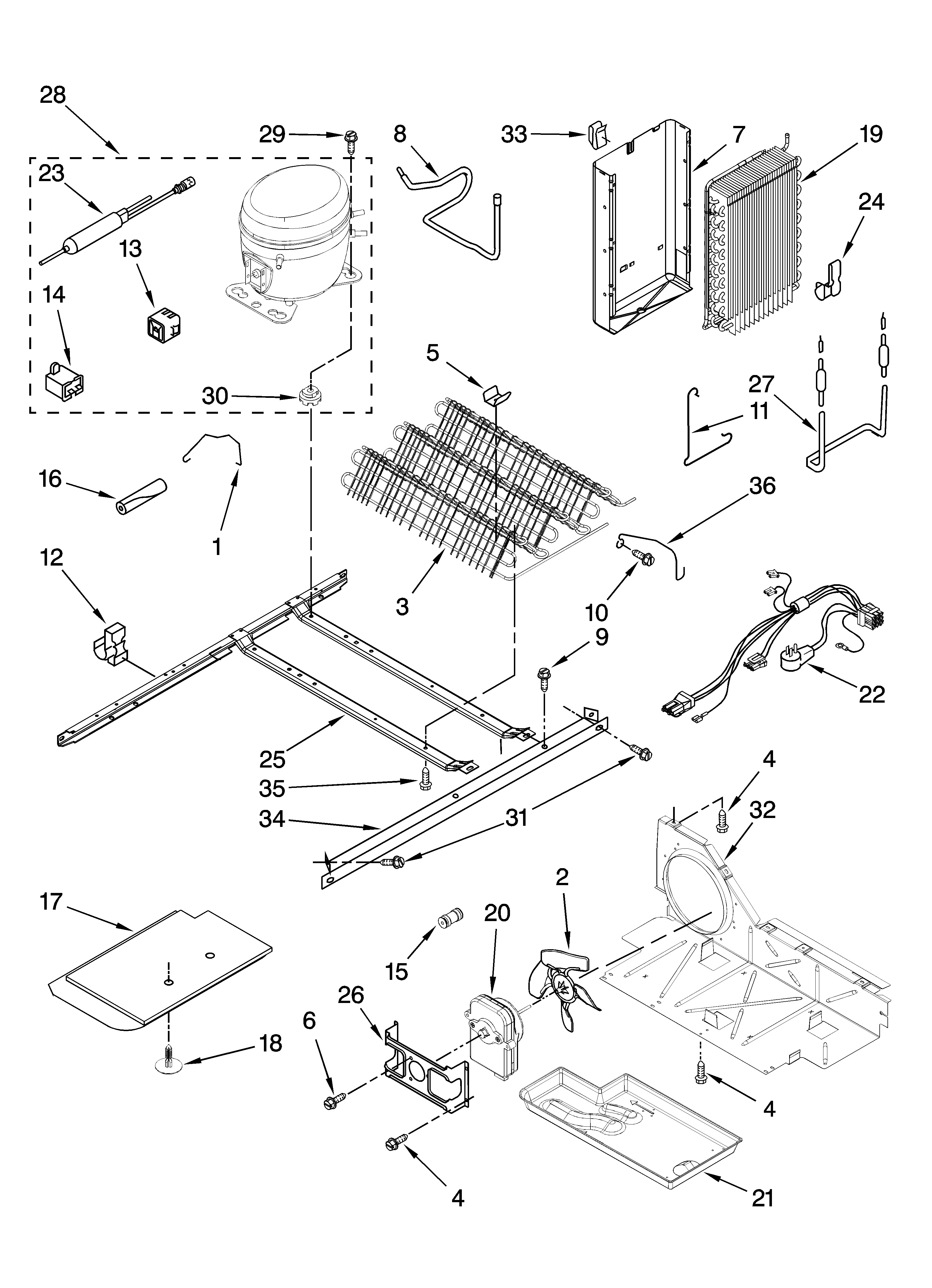 Maytag MSD2242VEB01 unit parts diagram