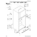 Whirlpool W1TXEMMWT00 cabinet parts diagram