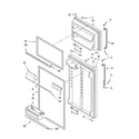 Whirlpool W1TXEMMWT00 door parts diagram