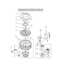 Jenn-Air JDB1080AWW44 pump and motor parts diagram