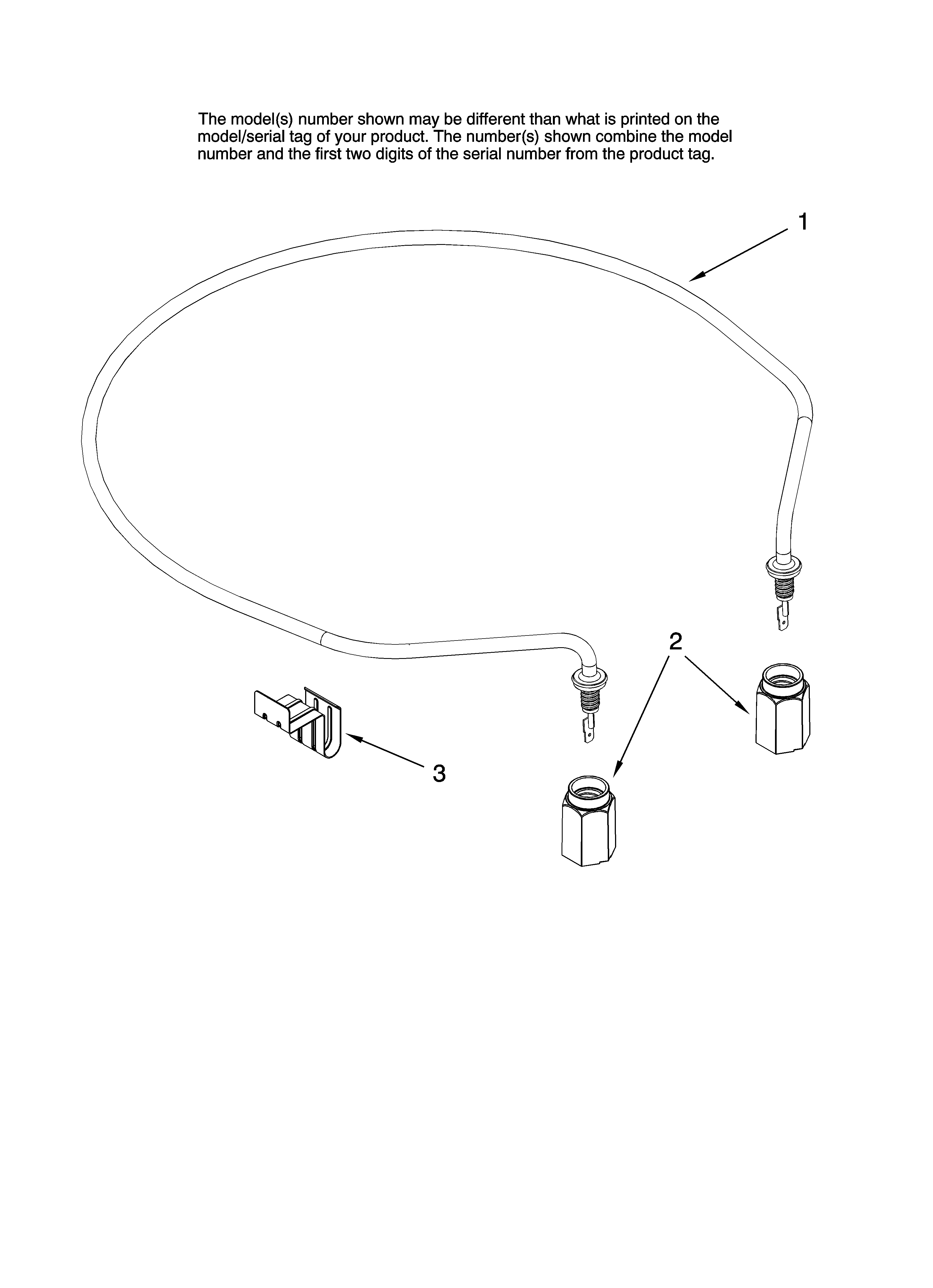 Jenn-Air JDB1095AWS0 heater parts diagram