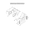 Maytag MER6757BAB14 lower door parts diagram