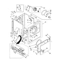 Whirlpool 7MWG45500ST1 cabinet parts diagram