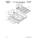 Whirlpool GFG471LVS0 cooktop parts diagram