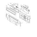 Whirlpool GFG471LVS0 control panel parts diagram