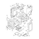 Whirlpool GFG471LVS0 chassis parts diagram