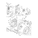 Whirlpool 1CWGD5300VW0 bulkhead parts diagram