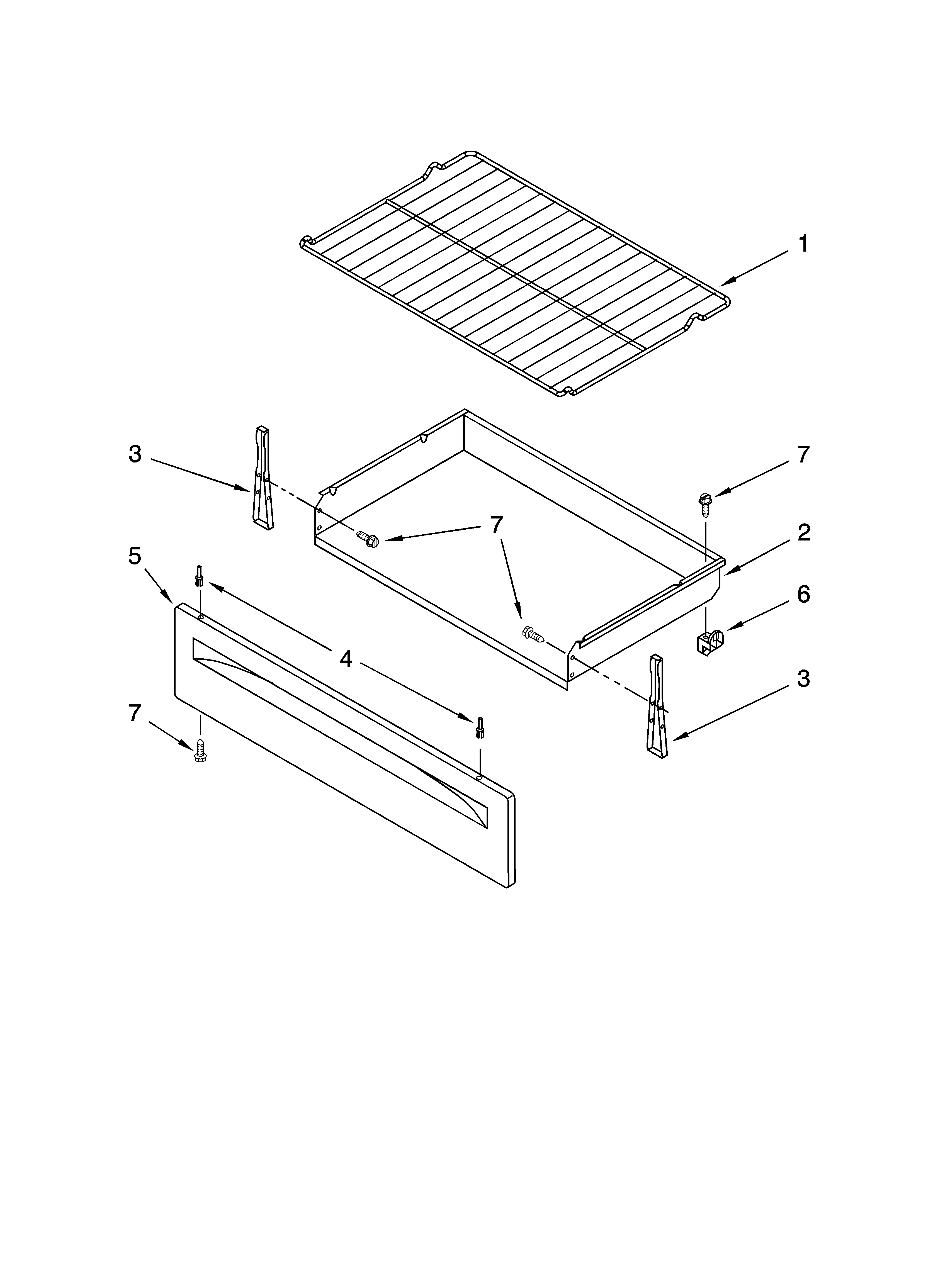 Estate TGS325VQ1 broiler parts, optional parts (not included) diagram