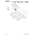 Maytag MGRH865QDW0 cooktop parts diagram