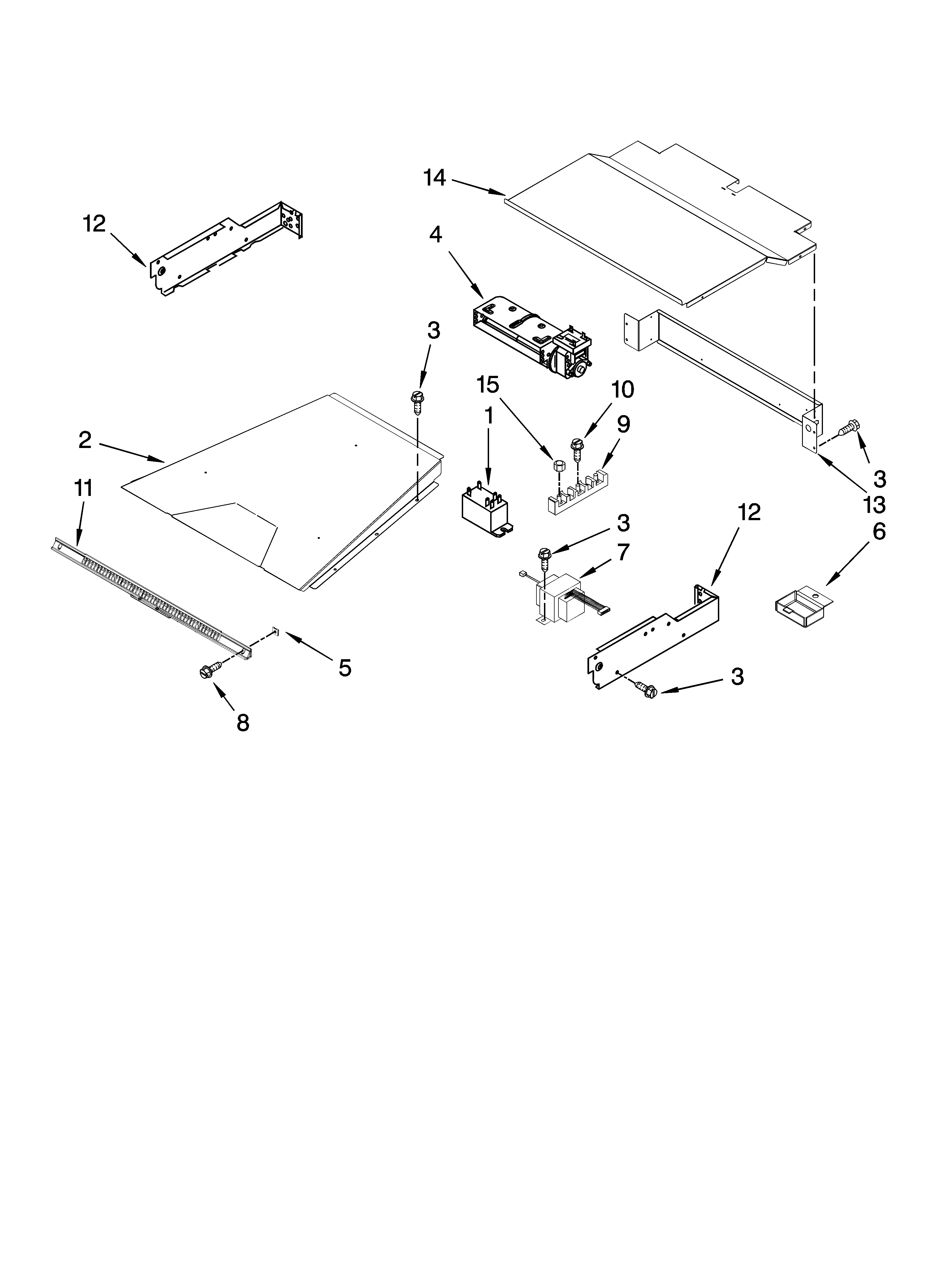 KitchenAid KEBS207SSS03 top venting parts, optional parts diagram