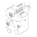 Whirlpool W8RXEGMVQ00 icemaker parts diagram