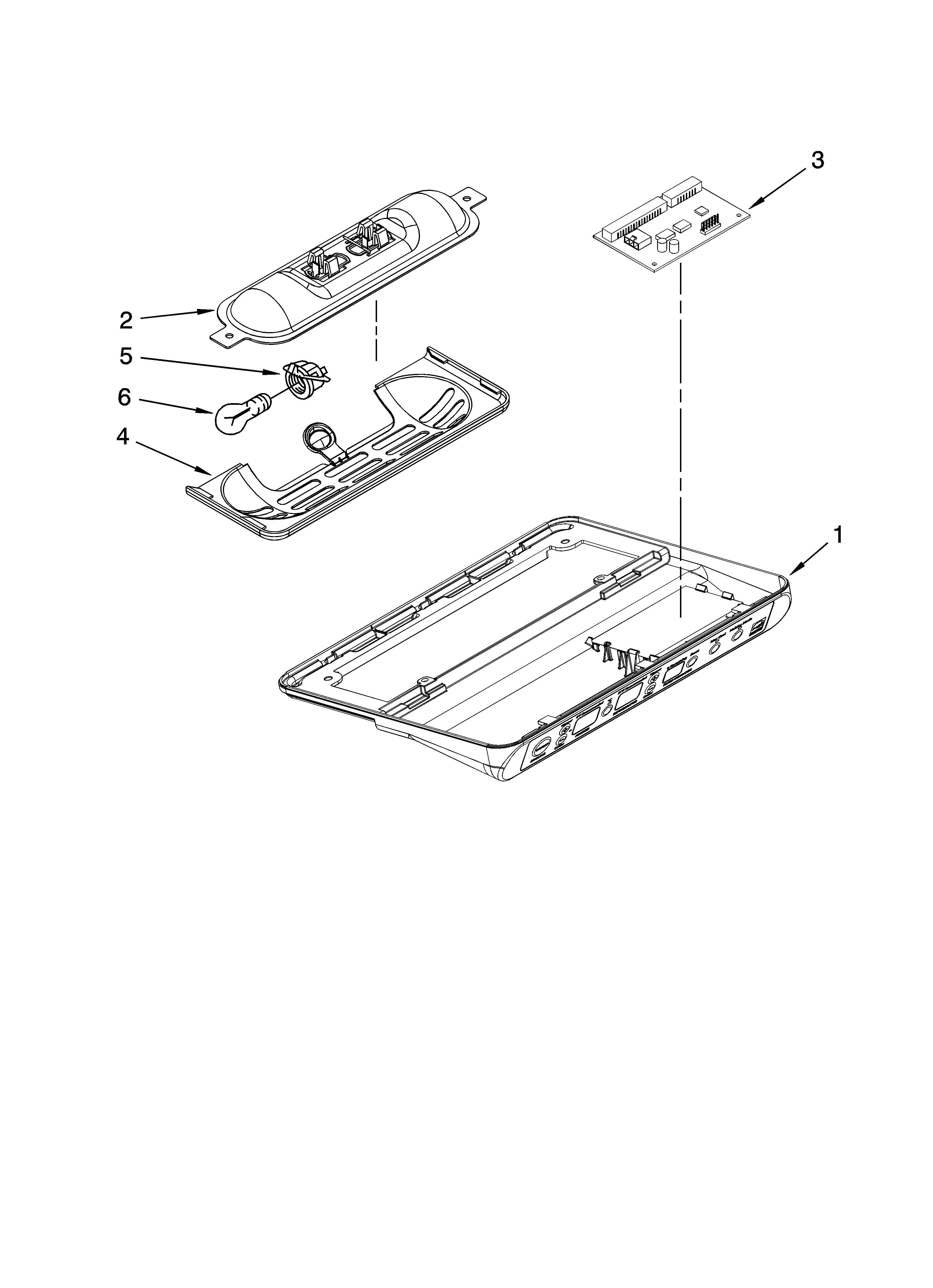 KitchenAid KSBS25IVWH01 control parts diagram