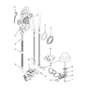 KitchenAid KUDS40FVBT0 fill, drain and overfill parts diagram