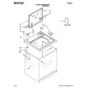 Maytag 3RMTW4905TW1 top and cabinet parts diagram