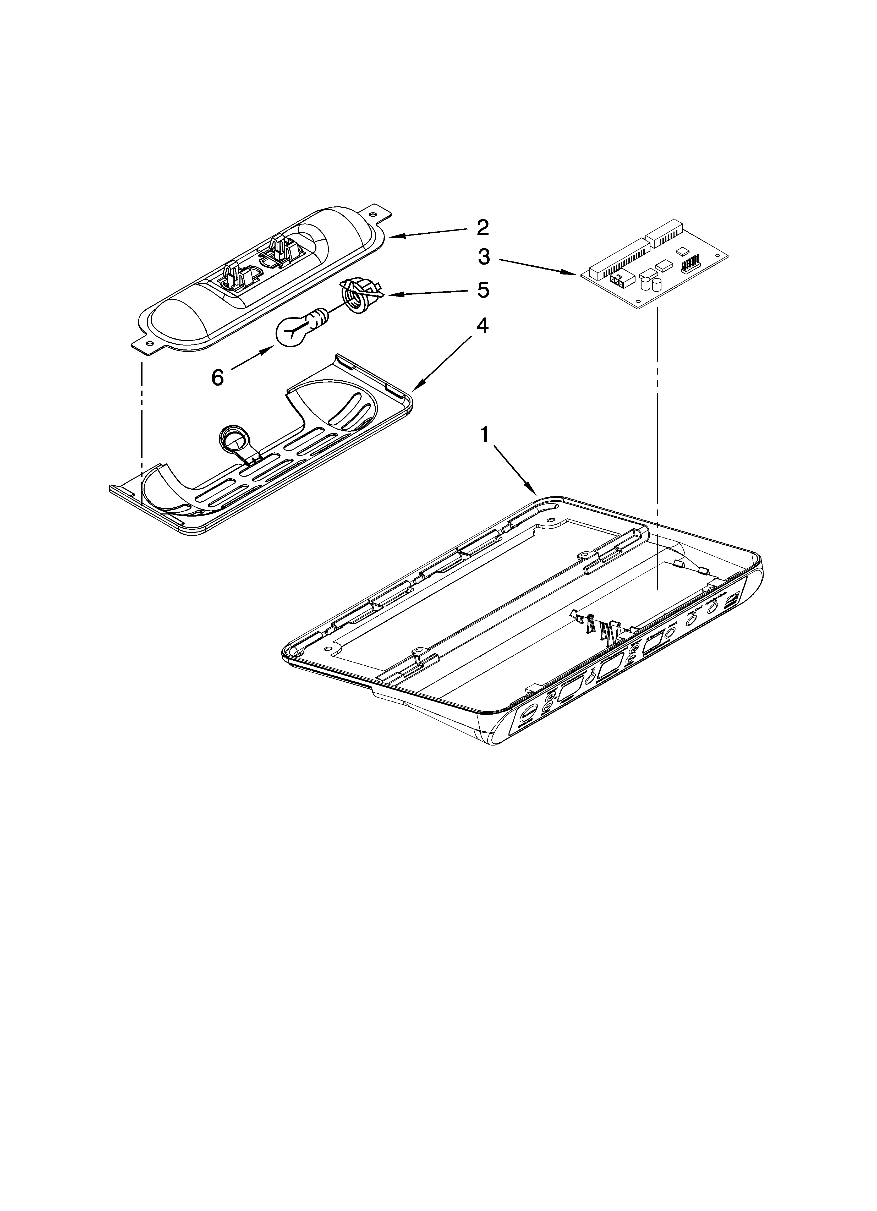 Jenn-Air JCD2591WES00 control parts diagram