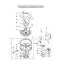 Jenn-Air JDB1080AWW1 pump and motor parts diagram