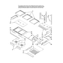 Maytag MFI2067AEB13 shelf parts diagram
