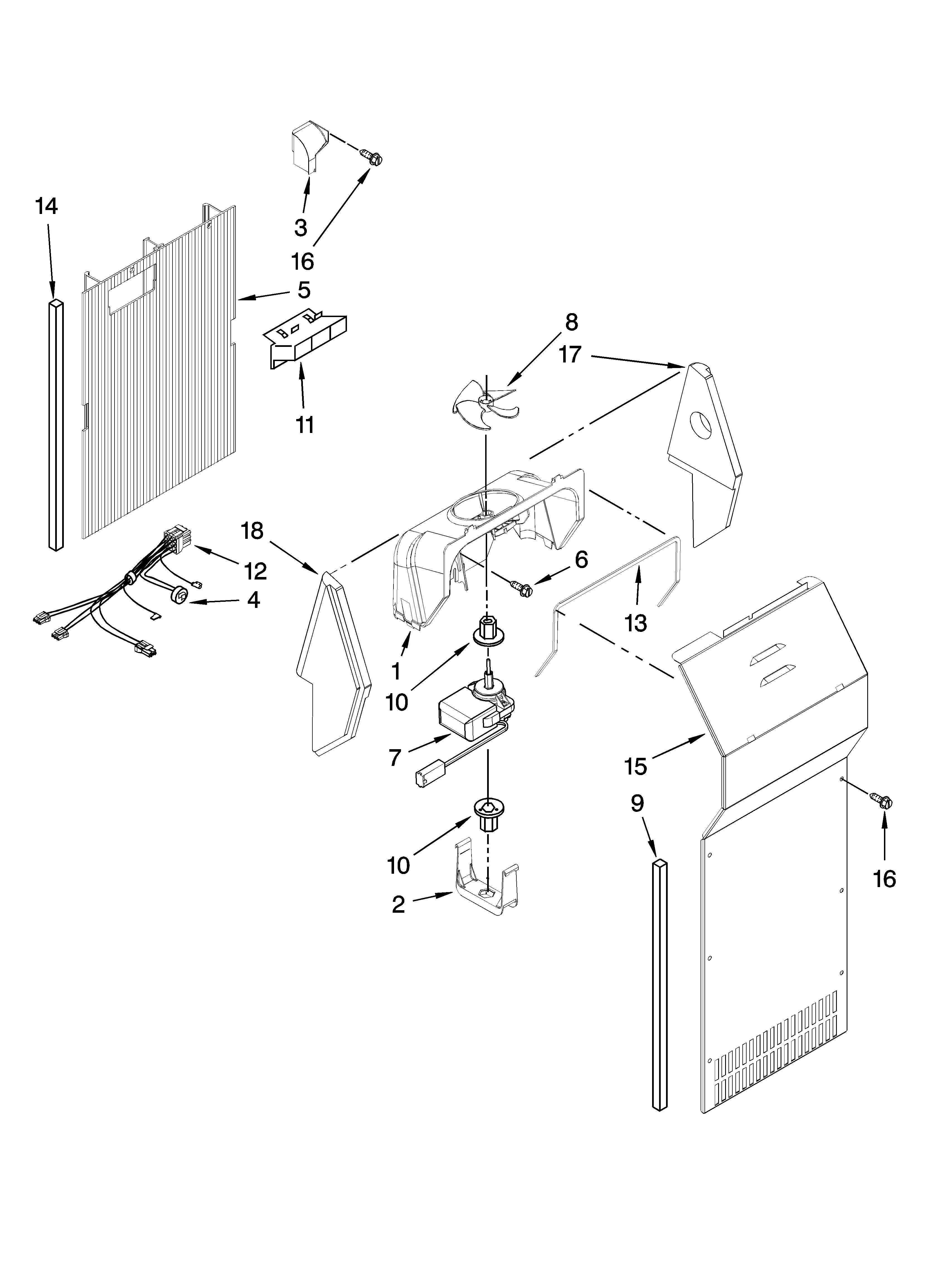 Maytag MSD2576VEB00 air flow parts diagram