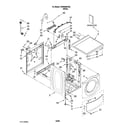 Whirlpool CHW9900VQ0 top and cabinet parts diagram