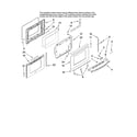 Whirlpool GW397LXUS1 door parts diagram