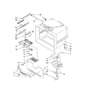Whirlpool GX5SHDXVQ00 freezer liner parts diagram