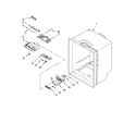 Whirlpool GX5SHDXVQ00 refrigerator liner parts diagram