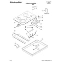 KitchenAid KECC506RBL05 cooktop parts diagram