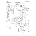 Amana NED4800VQ1 cabinet parts diagram