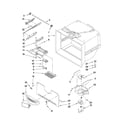 Jenn-Air JBL2286KES3 freezer liner parts diagram