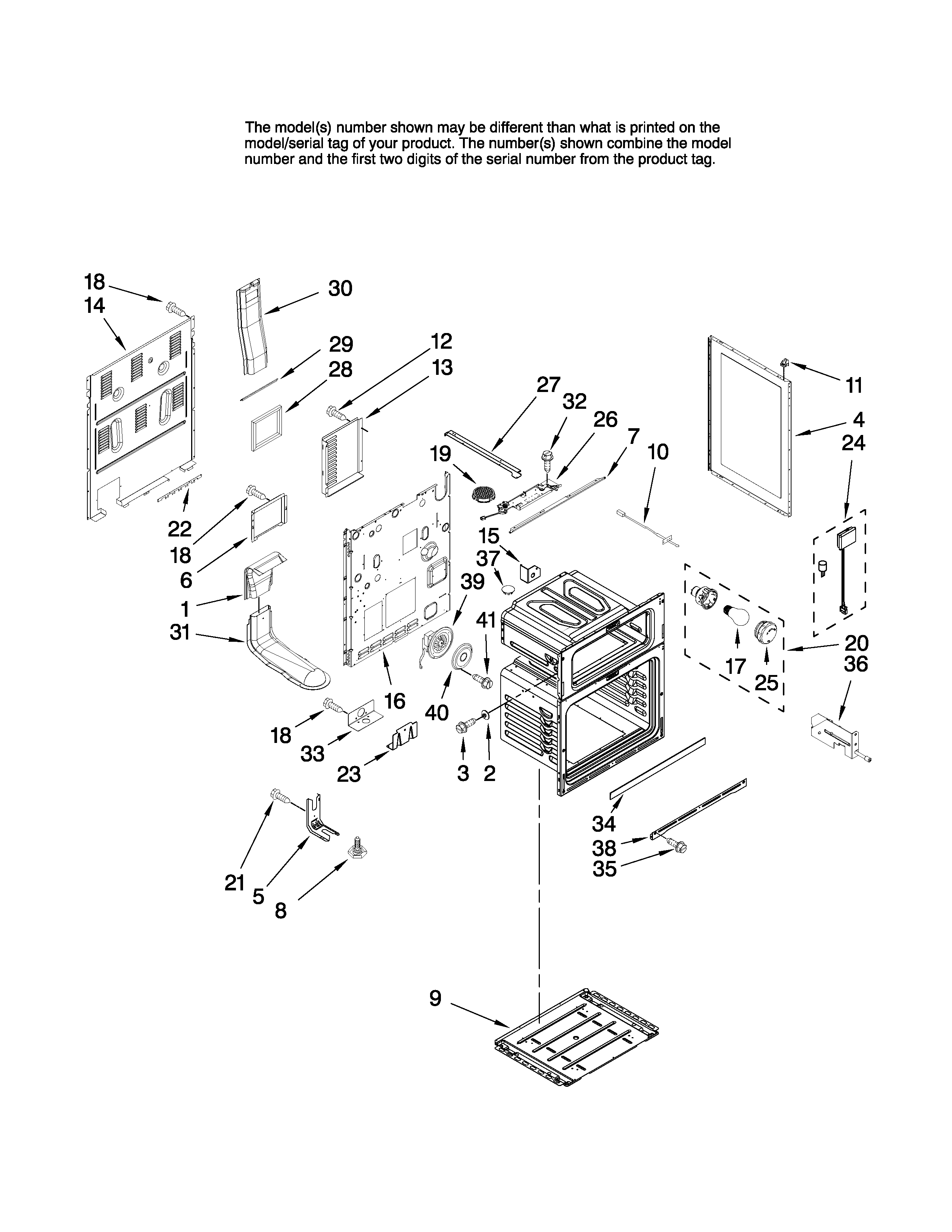 Maytag MER6875BAF17 chassis parts diagram