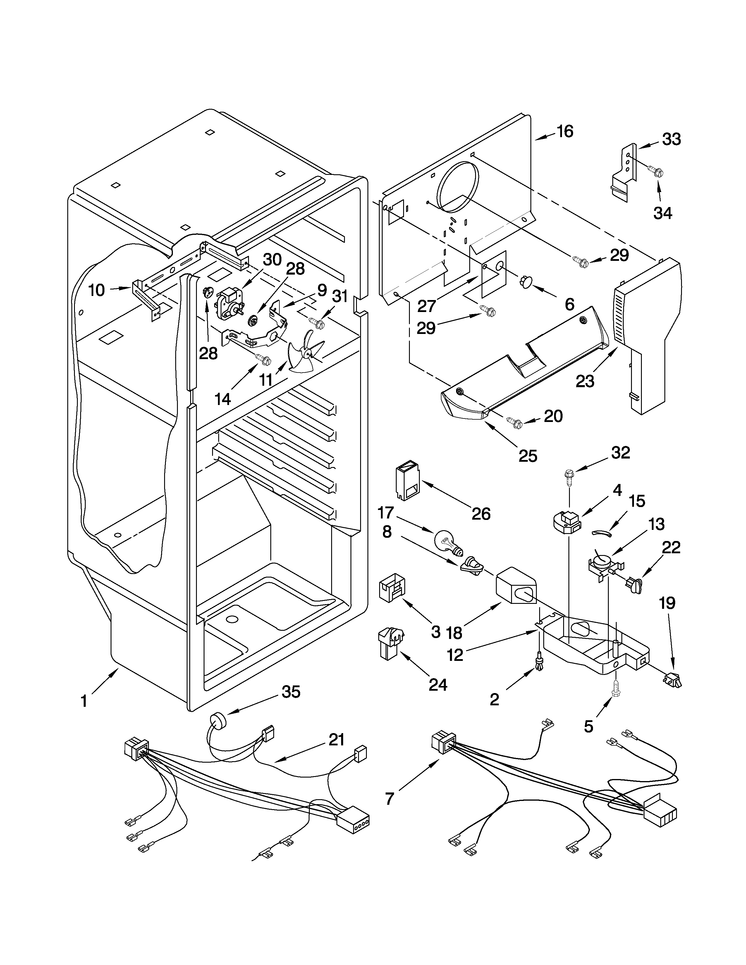 Estate T4TXNWFWT00 liner parts diagram