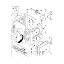 Roper RGD4440VQ1 cabinet parts diagram