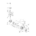 Roper RTW4100WQ0 brake, clutch, gearcase, motor and pump parts diagram