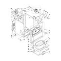 Whirlpool WED5200VQ1 cabinet parts diagram