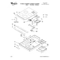 Whirlpool GJC3055RS06 cooktop parts diagram