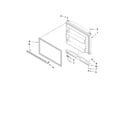 Whirlpool W9RXXMFWB00 freezer door parts diagram