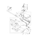 Whirlpool WFW9200SQ04 dispenser parts diagram