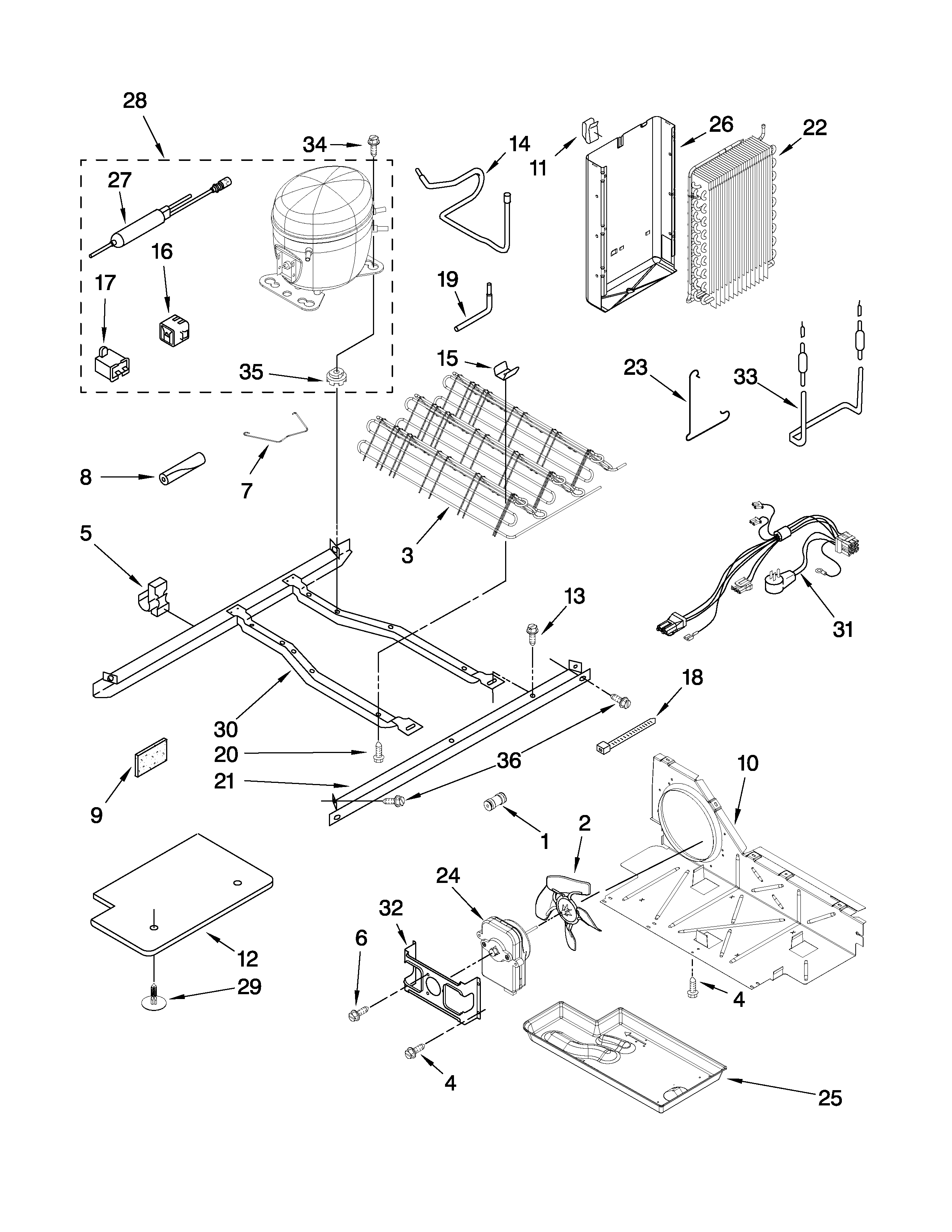Whirlpool BRS70EMANA01 unit parts diagram