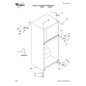 Whirlpool W4TXNWFWT00 cabinet parts diagram
