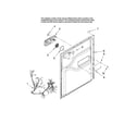 Maytag MDBH945AWQ42 door and latch parts diagram