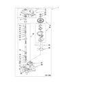 Maytag MVWC6ESWW1 gearcase parts diagram