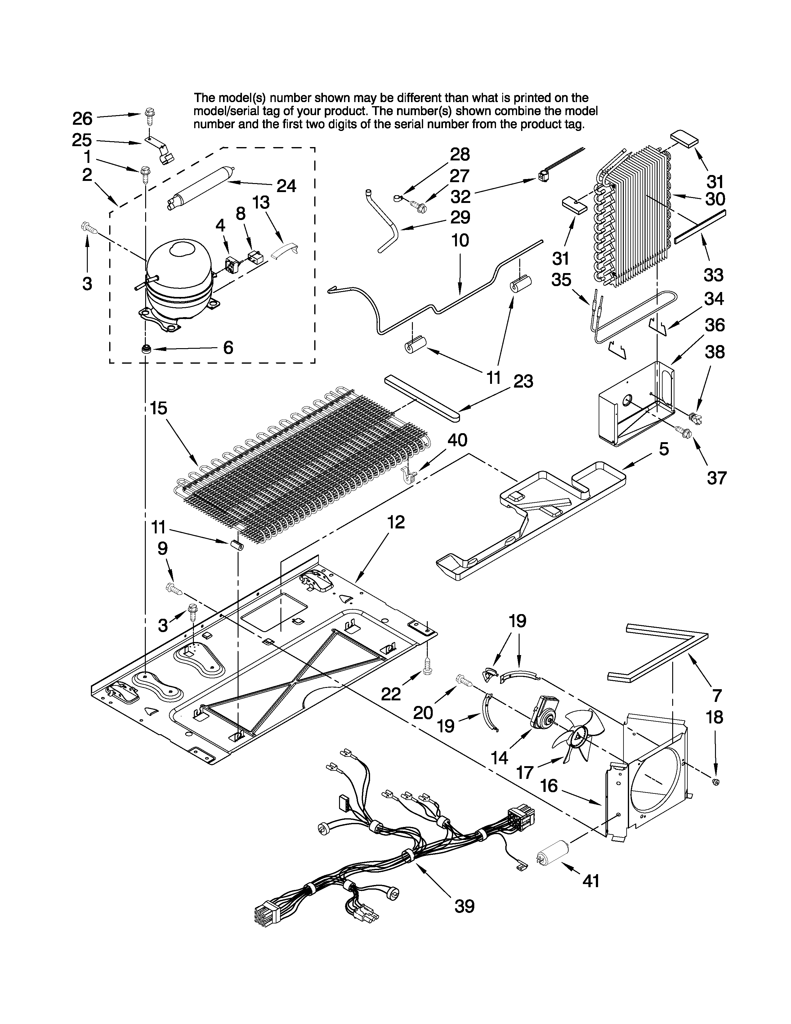 Amana AS2626GEKW13 unit parts diagram