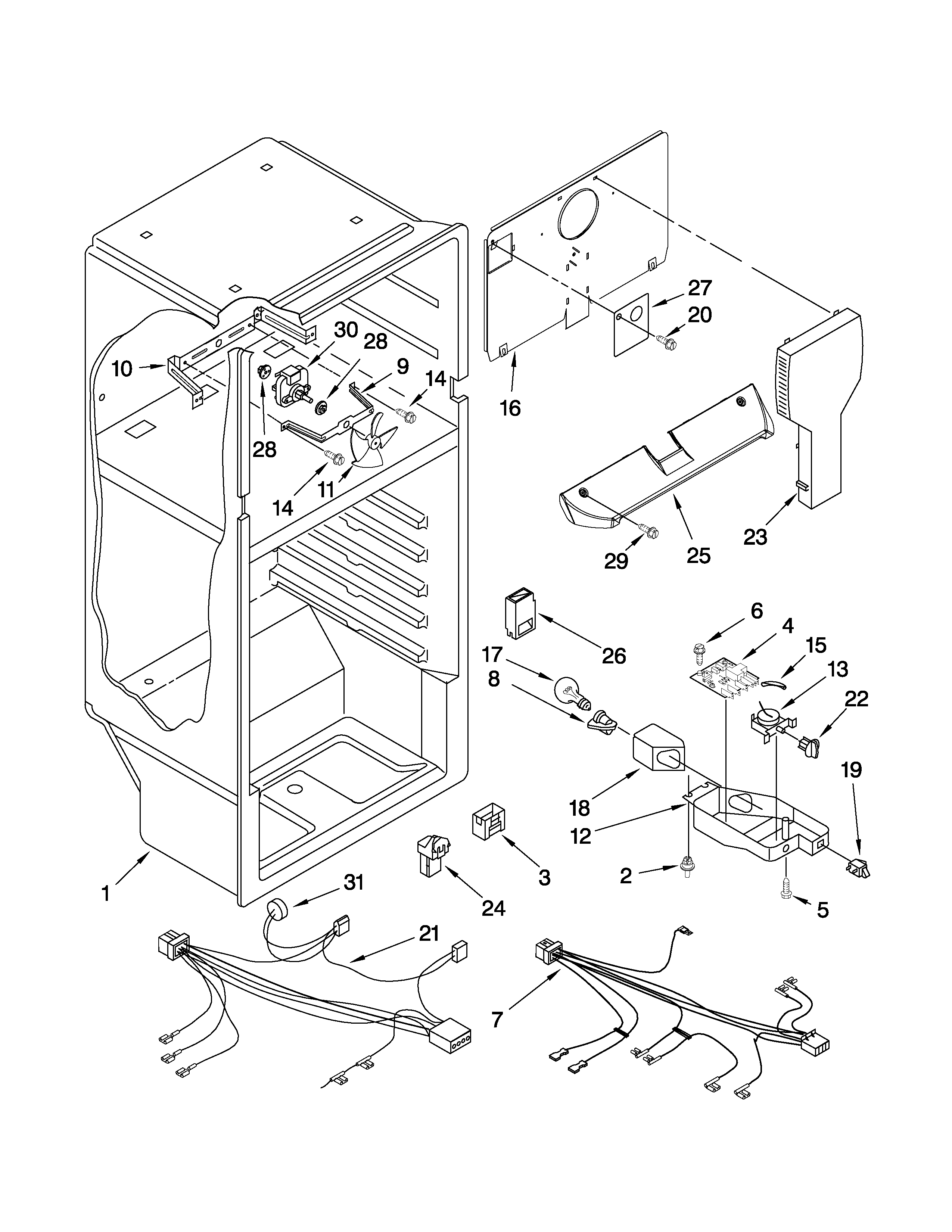 Amana A8WXNGMWH00 liner parts diagram