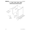 Maytag MDB6702AWB0 door and panel parts diagram