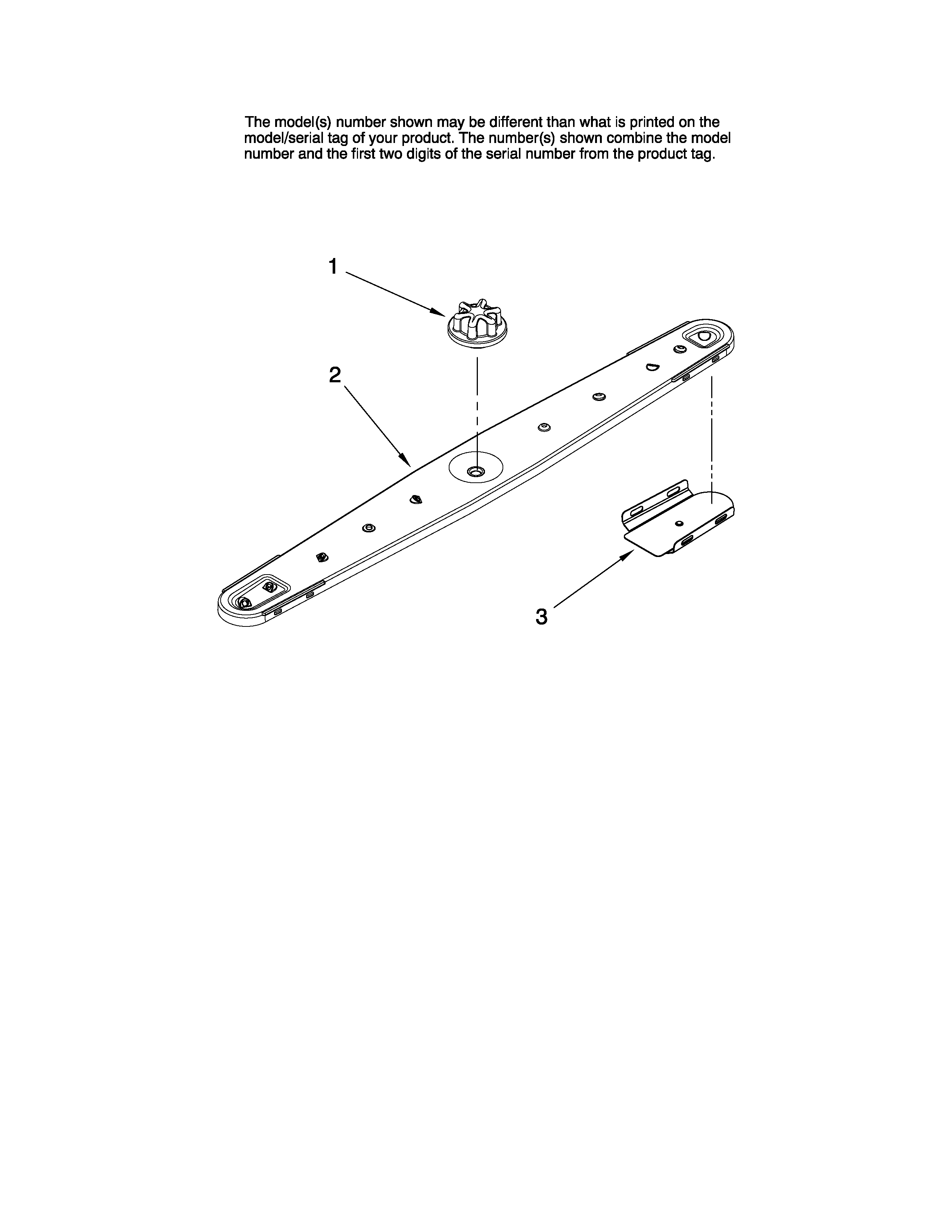 Maytag MDB6702AWB0 lower washarm parts diagram