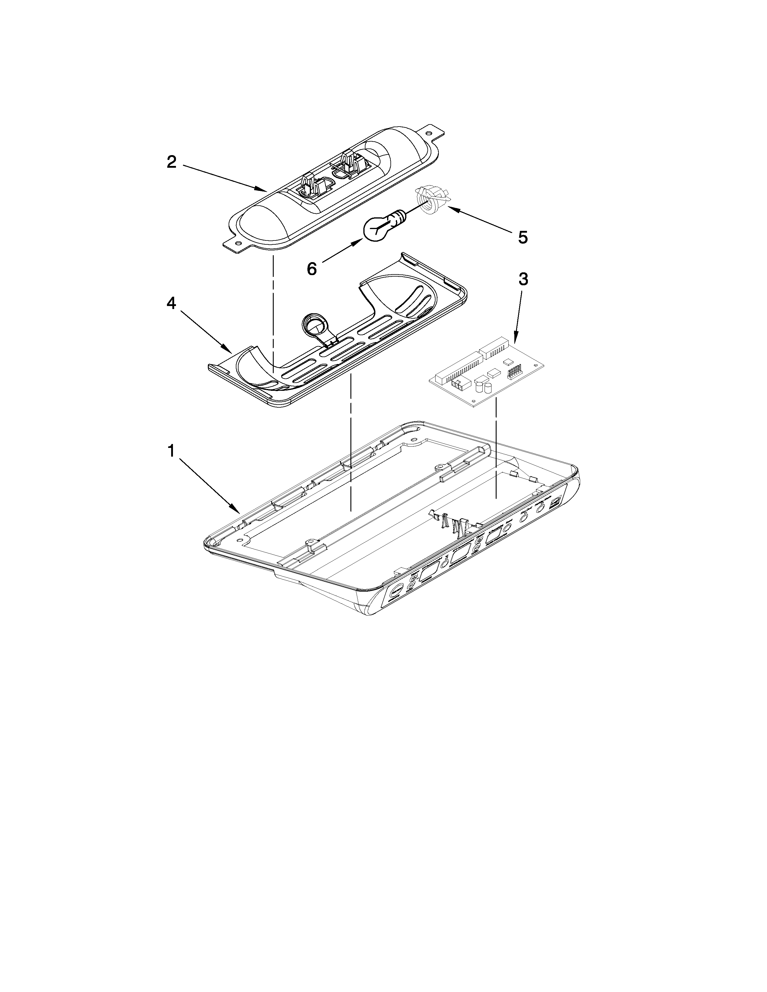 KitchenAid KSCS23FTMS01 control parts diagram