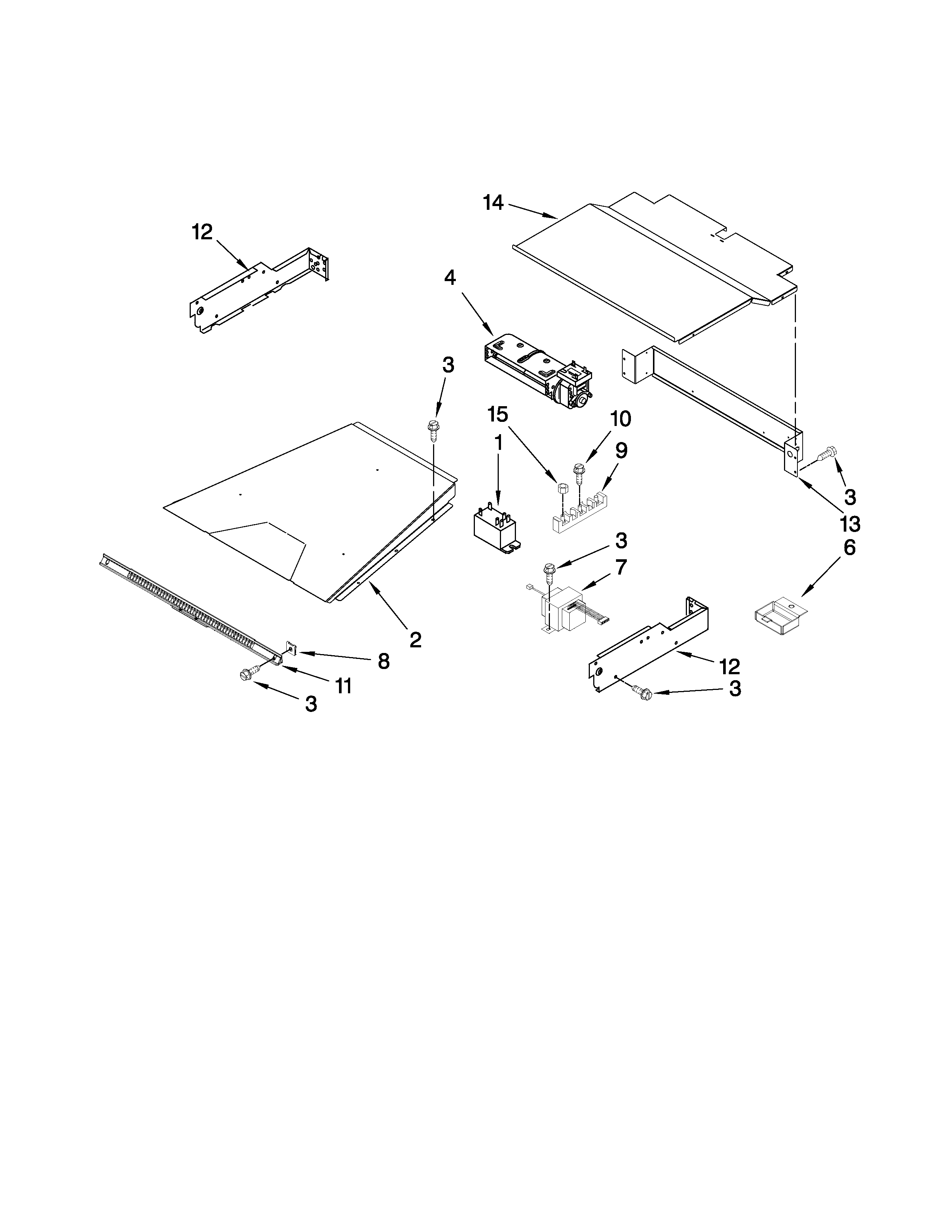 KitchenAid KEBS278SWH04 top venting parts diagram