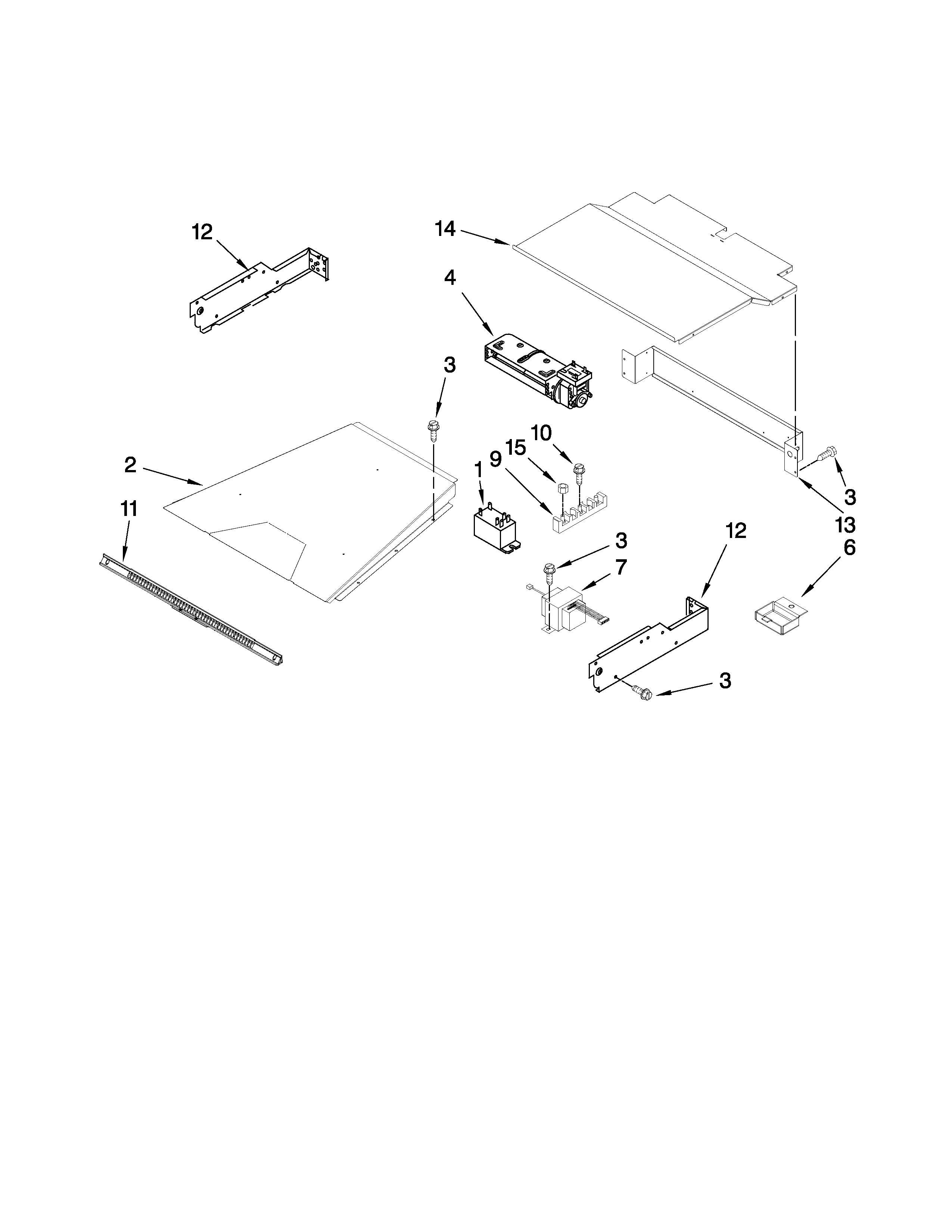 KitchenAid KEBK206SBL04 top venting parts diagram