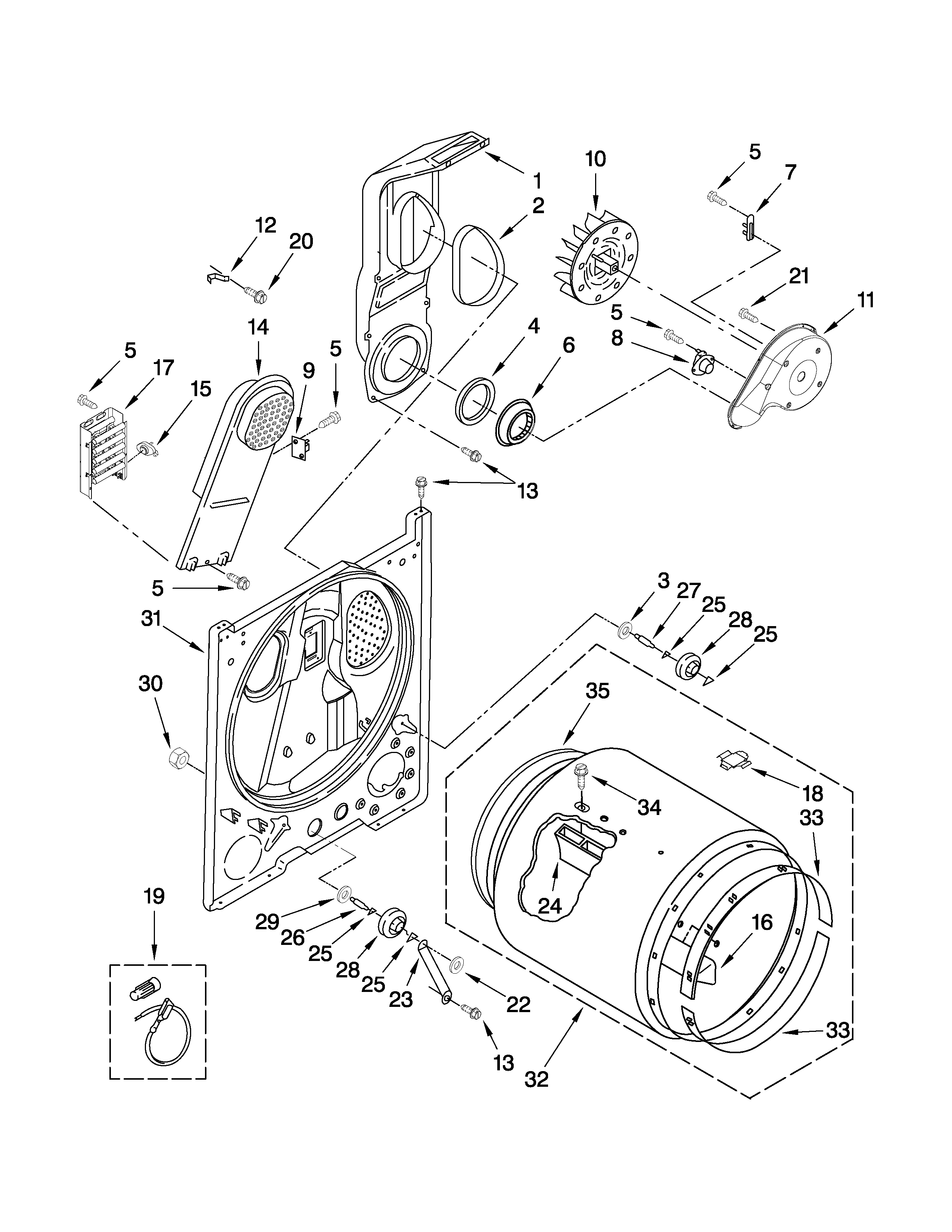 Inglis IV86001 bulkhead parts diagram
